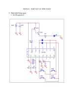 Thiết kế và tính toán