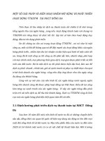 MỘT SỐ GIẢI PHÁP VÀ KIẾN NGHỊ NHẰM MỞ RỘNG VÀ PHÁT TRIỂN  HOẠT ĐỘNG TTKDTM   TẠI NHCT ĐỐNG ĐA