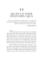QUẢN LÝ THỜI GIAN HIỆU QUẢ