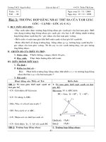 Hình học 7 tiết 28 (Chuan KN-KT-hay tuyet)