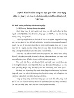 Một số đề xuất nhằm nâng cao hiệu quả bố trí và sử dụng nhân lực hợp lý tại công ty cổ phần xuất nhập khẩu tổng hợp I Việt Nam