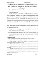 LÝ LUẬN CHUNG VỀ KẾ TOÁN CHI PHÍ SẢN XUẤT VÀ TÍNH GIÁ THÀNH SẢN PHẨM TRONG DOANH NGHIỆP SẢN XUẤT