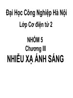 NHIỄU XẠ ÁNH SÁNG