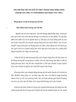 THỊ TRƯỜNG VẬN TẢI ÔTÔ VÀ THỰC TRẠNG HOẠT ĐỘNG KINH DOANH CỦA CÔNG TY VITRANIMEX GIAI ĐOẠN 1997 ĐẾN 2011