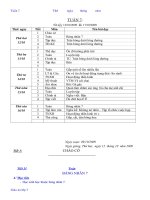 GIAO AN LOP 3 TUAN 7