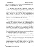 NHỮNG BIỆN PHÁP CƠ BẢN NHẰM PHẤN ĐẤU HẠ GIÁ THÀNH SẢN PHẨM Ở XÍ NGHIỆP XÂY LẮP ĐIỆN