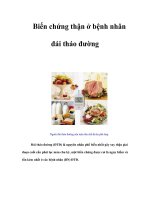 Biến chứng thận ở bệnh nhân đái tháo đường