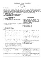 Giáo án tuần 10 lớp 4 - CKT - V