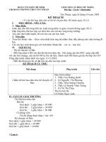 Kế hoạch thi làm báo tường 20/11