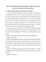 MỘT SỐ GIẢI PHÁP NHẰM HOÀN THIỆN NGHIỆP VỤ KẾ TOÁN CHO VAY TẠI NHNO  PTHT THANH TRÌ