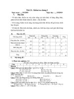 Kiẻm tra chương I - Đại số 7( Đề+Đáp án +Ma trận )