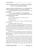 THỰC TRẠNG KẾ TOÁN NVL TẠI CÔNG TY CỔ PHẦN ĐẦU TƯ VÀ XÂY DỰNG BƯU ĐIỆN