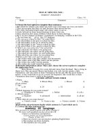 Test 45 minutes No 2