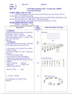 giáo án thể dục lớp 5 học kỳ I