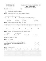 ĐỀ & ĐÁP ÁN HSG TOÁN 2