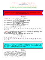 ĐỀ & ĐÁP ÁN HSG TOÁN 5