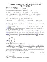 Đề thi HSG lớp 3: Toán + T.Việt