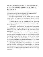 PHƯƠNG HƯỚNG VÀ GIẢI PHÁP NÂNG CAO HIỆU QUẢ XUẤT KHẨU THAN TẠI TẬP ĐOÀN THAN - KHOÁNG SẢN VIỆT NAM