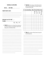 Sổ sinh hoạt sao