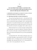 CÁC GIẢI PHÁP VỀ Huy động và sử dụng vốn đầu tư của ngân hàng cho chuyển dịch cơ cấu kinh tế trên địa bàn tỉnh Hưng Yên