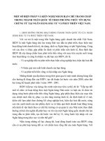 MỘT SỐ BIỆN PHÁP VÀ KIẾN NGHỊ NHẰM HẠN CHẾ TRANH CHẤP TRONG THANH TOÁN QUỐC TẾ THEO PHƯƠNG THỨC TÍN DỤNG CHỨNG TỪ TẠI NGÂN HÀNG ĐẦU TƯ VÀ PHÁT TRIỂN VIỆT NAM