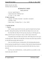 Kế hoạch cá nhân chuẩn - Trí