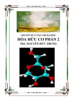 CHUYÊN ĐỀ LUYỆN THI ĐẠI HỌC HÓA HỮU CƠ PHẦN 2. PHẦN HỢP CHẤT CÓ NHÓM CHỨC