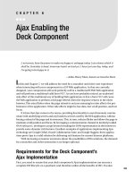 Ajax Enabling the Deck Component