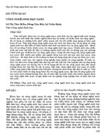 Bài tổng quan công nghệ sinh học nanô