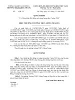 Quyết định thành lập hội dồng xét nâng lương