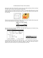 Vẽ hình hộp chữ nhật với Flash MX