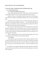 PHÂN TÍCH CÁC YẾU TỐ ẢNH HƯỞNG