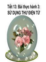 BAI THỰC HÀNH 3: SỬ DỤNG THƯ ĐIỆN TỬ
