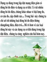 Tiet 3 - bai 3 - d/c dung trong lap dat mang dien