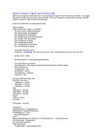 Export và Import ra tập tin text từ Access