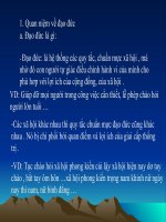 Bài 10 Quan niệm về đạo đức