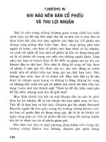 Kiếm tiền bằng cách đầu tư chứng khoán Phần 6