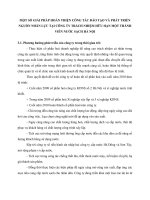 MỘT SỐ GIẢI PHÁP HOÀN THIỆN CÔNG TÁC ĐÀO TẠO VÀ PHÁT TRIỂN NGUỒN NHÂN LỰC TẠI CÔNG TY TRÁCH NHIỆM HỮU HẠN MỘT THÀNH VIÊN NƯỚC SẠCH HÀ NỘI