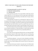 NHỮNG VẤN ĐỀ CHUNG VỀ CHẤT LƯỢNG TÍN DỤNG NGÂN HÀNG ĐỐI VỚI DNVVN