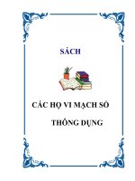 Các Họ Vi Mạch Số Thông Dụng