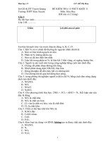 đề kt 15 phút khối 11. lần 2