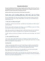 Nhúng code vào blog violet