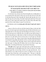 TÍN DỤNG NGÂN HÀNG ĐỐI VỚI SỰ PHÁT TRIỂN KINH TẾ NGOÀI QUỐC DOANH Ở VIỆT NAM  HIỆN NAY