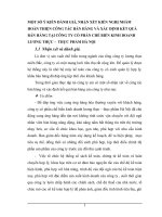 MỘT SỐ Ý KIẾN ĐÁNH GIÁ, NHẬN XÉT KIẾN NGHỊ NHẰM HOÀN THIỆN CÔNG TÁC BÁN HÀNG VÀ XÁC ĐỊNH KẾT QUẢ BÁN HÀNG TẠI CÔNG TY CỔ PHẦN CHẾ BIẾN KINH DOANH LƯƠNG THỰC –  THỰC PHẨM HÀ NỘI