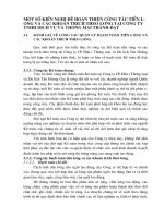 MỘT SỐ KIẾN NGHỊ ĐỂ HOÀN THIỆN CÔNG TÁC TIỀN LƯƠNG VÀ CÁC KHOẢN TRÍCH THEO LƯƠNG TẠI CÔNG TY TNHH DỊCH VỤ VÀ THƯƠNG MẠI THÀNH ĐẠT