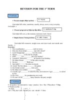 REVISION FOR THE 1ST TERM-grade 7