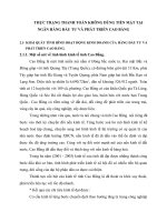 THỰC TRẠNG THANH TOÁN KHÔNG DÙNG TIỀN MẶT TẠI NGÂN HÀNG ĐẦU TƯ VÀ PHÁT TRIỂN CAO BẰNG