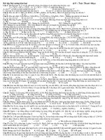 BÀI TẬP ĐẠI CƯƠNG KIM LOẠI