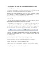 Tao lien ket trong PowerPonit PPP