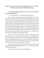THỰC TRẠNG CHẤT LƯỢNG THẨM ĐỊNH DỰ ÁN ĐẦU TƯ  TẠI CHI NHÁNH NGÂN HÀNG CÔNG THƯƠNG ĐỐNG ĐA